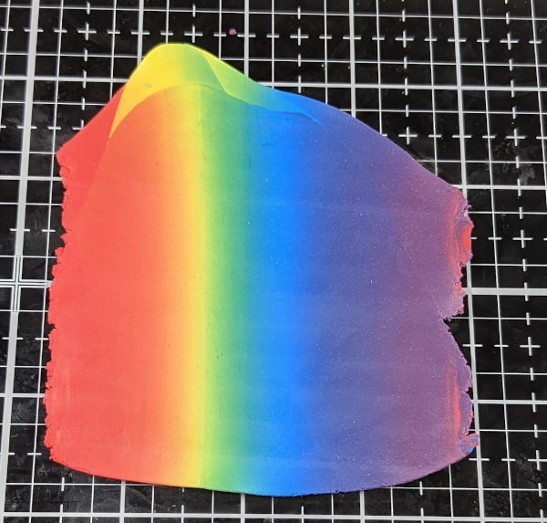 Rainbow Gradient Polymer Clay Tutorial