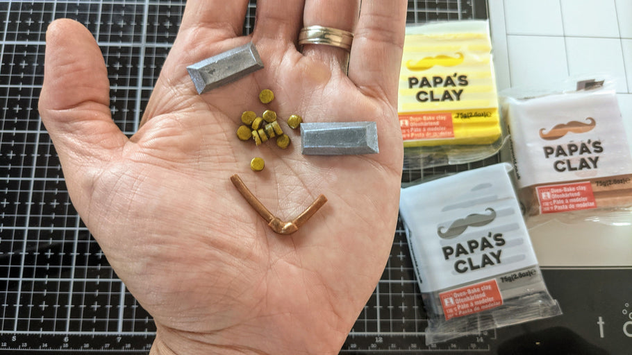 How To Make Polymer Clay Look Like Metal