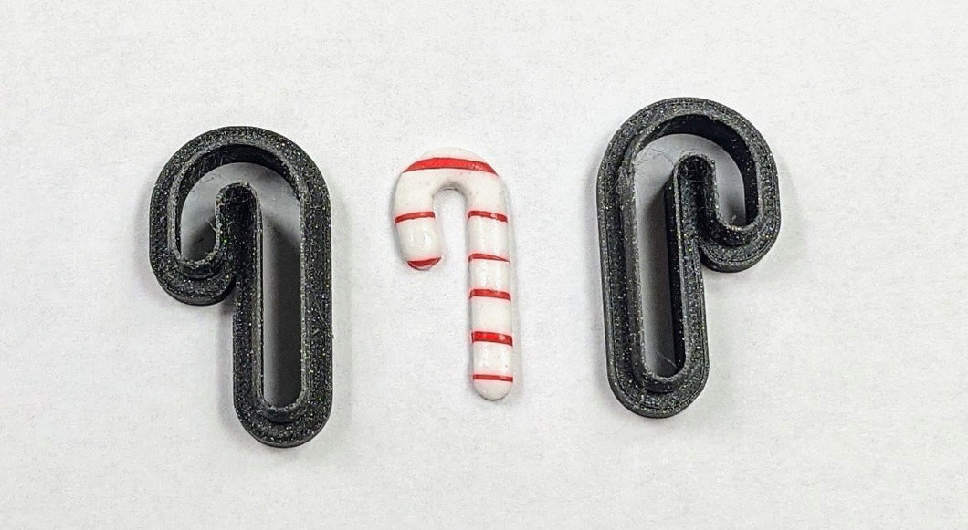 Candy Cane Polymer Clay Cutters